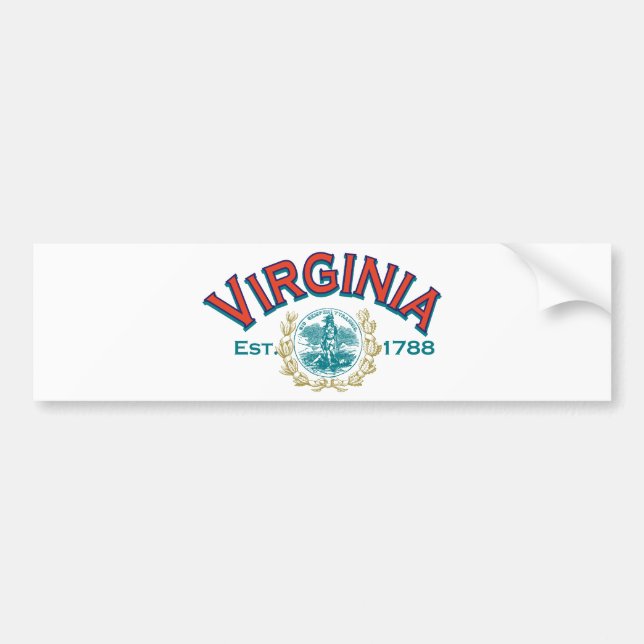 Virginia Bumper Sticker (Front)