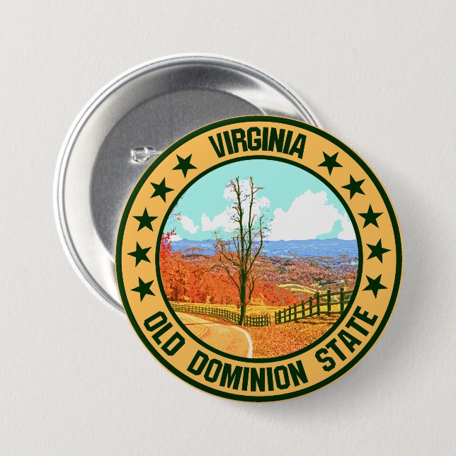 Virginia                                           button (Front & Back)