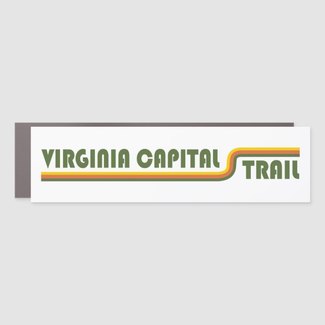 Virginia Capital Trail Car Magnet (Front)