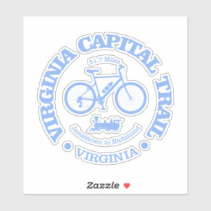 Virginia Capital Trail (cycling) Sticker