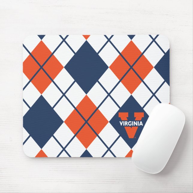 Virginia Cavaliers Argyle Mouse Pad (With Mouse)
