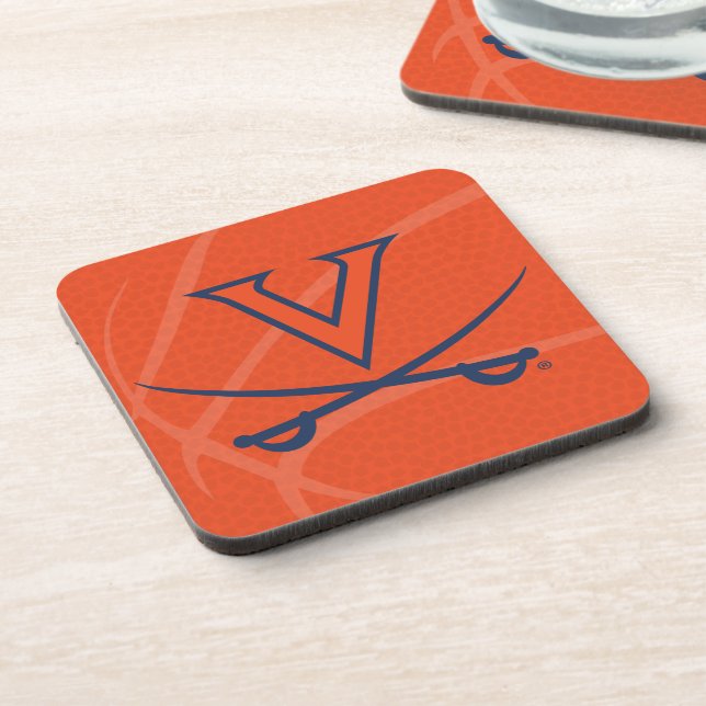 Virginia Cavaliers Basketball Beverage Coaster (Left Side)