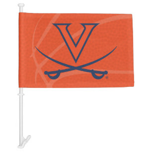 Virginia Cavaliers Basketball Car Flag