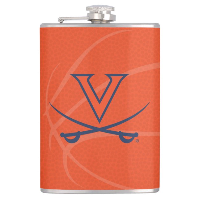 Virginia Cavaliers Basketball Flask (Front)