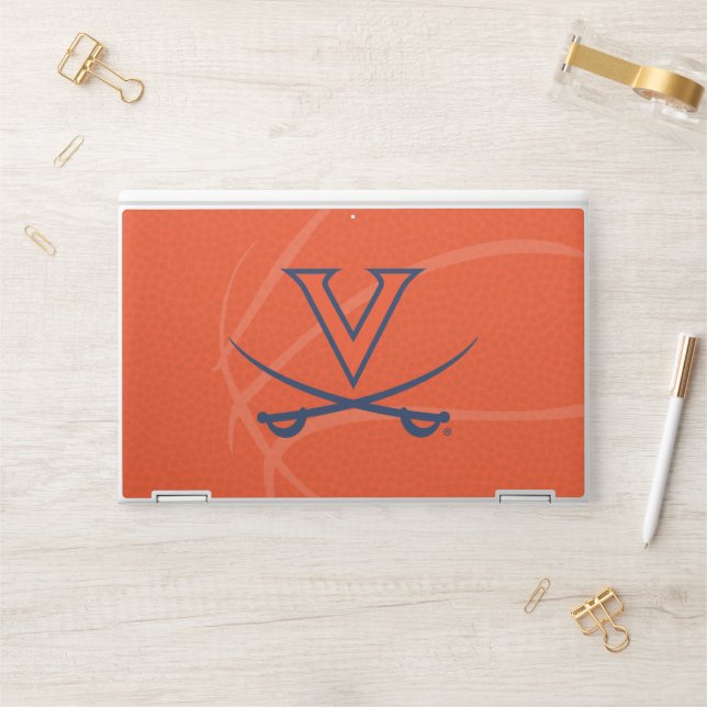 Virginia Cavaliers Basketball HP Laptop Skin (Desk)