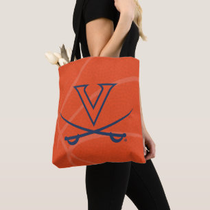 Virginia Cavaliers Basketball Tote Bag