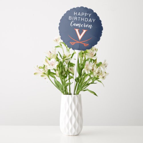 Virginia Cavaliers  Birthday Balloon