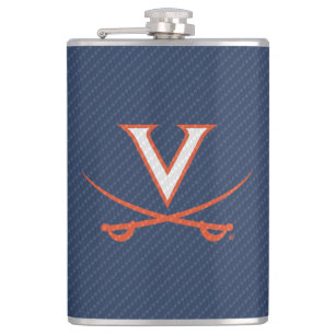 Virginia Cavaliers Carbon Fiber Flask