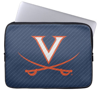 Virginia Cavaliers Carbon Fiber Laptop Sleeve