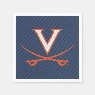 Virginia Cavaliers Carbon Fiber Napkins