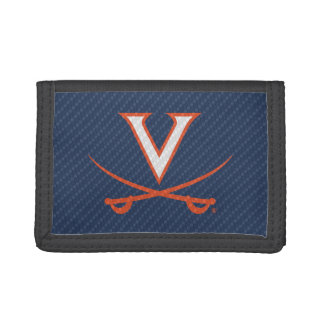 Virginia Cavaliers Carbon Fiber Trifold Wallet