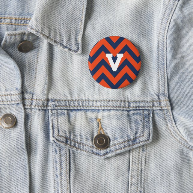 Virginia Cavaliers Chevron Button (In Situ)