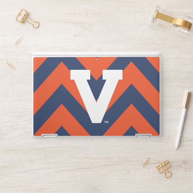 Virginia Cavaliers Chevron HP Laptop Skin (Desk)