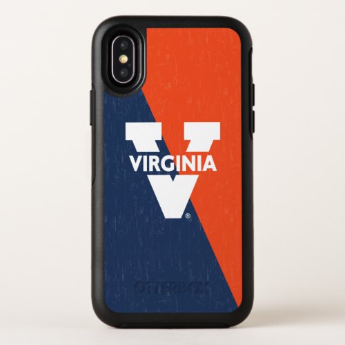 Virginia Cavaliers Color Block Distressed OtterBox Symmetry iPhone XS Case