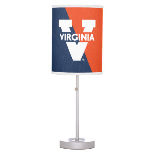 Virginia Cavaliers Color Block Distressed Table Lamp