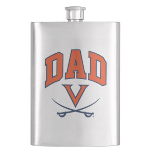 Virginia Cavaliers Dad Flask