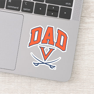 Virginia Cavaliers Dad Sticker