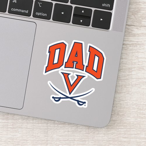 Virginia Cavaliers Dad Sticker