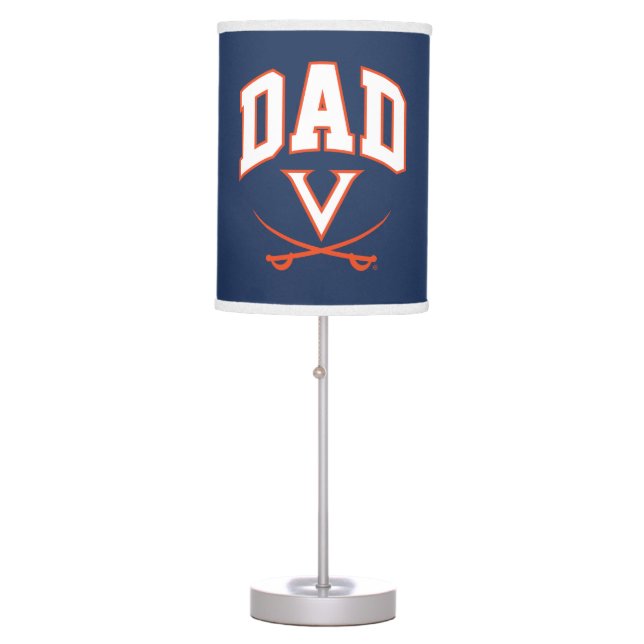 Virginia Cavaliers Dad Table Lamp (Front)