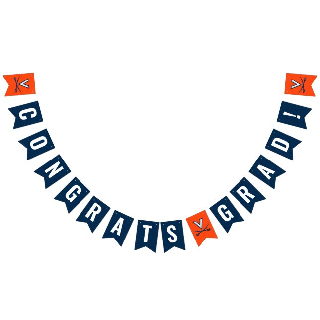 Virginia Cavaliers Graduate Bunting Flags (All)