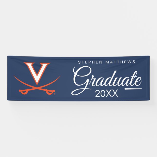 Virginia Cavaliers | Graduation Banner (Horizontal)