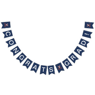 Virginia Cavaliers Graduation Bunting Flags