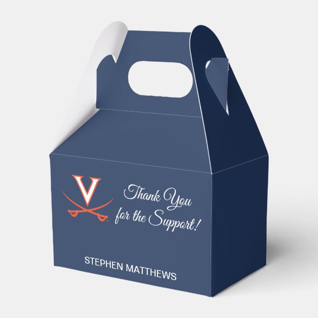 Virginia Cavaliers | Graduation Favor Boxes (Front Side)