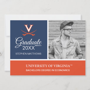 Virginia Cavaliers Graduation Invitation