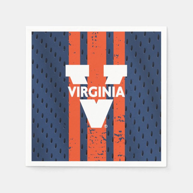 Virginia Cavaliers Jersey Napkins (Front)
