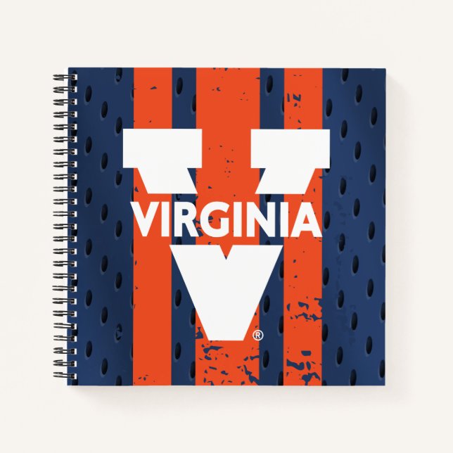 Virginia Cavaliers Jersey Notebook (Front)