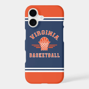 Virginia Cavaliers Logo Basketball iPhone 17 Case