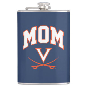 Virginia Cavaliers Mom Flask