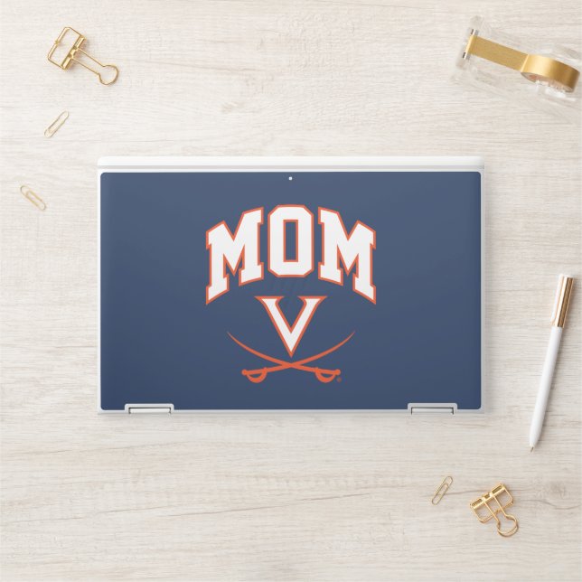 Virginia Cavaliers Mom HP Laptop Skin (Desk)