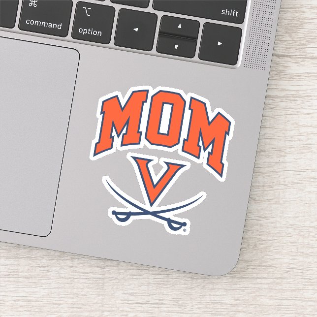 Virginia Cavaliers Mom Sticker (Detail)