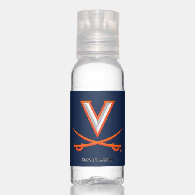 Virginia Cavaliers V Hand Sanitizer (Front)