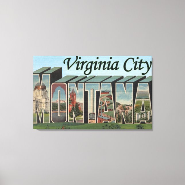 Virginia City, Montana Canvas Print (Front)