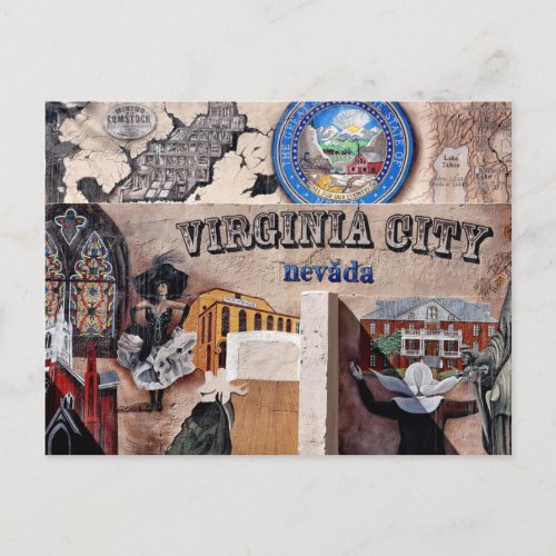 Virginia City Nevada Postcard