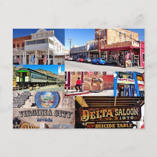 Virginia City Nevada Postcard