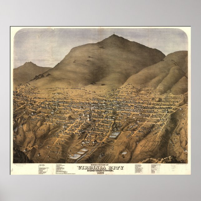 Virginia City, Nevada Poster (Front)