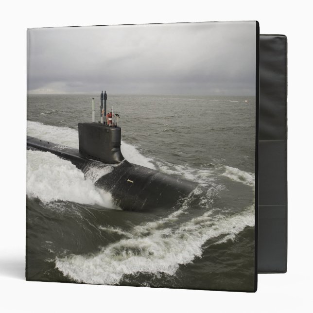 Virginia-class attack submarine binder (Front/Inside)