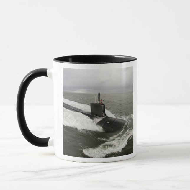 Virginia-class attack submarine mug (Left)