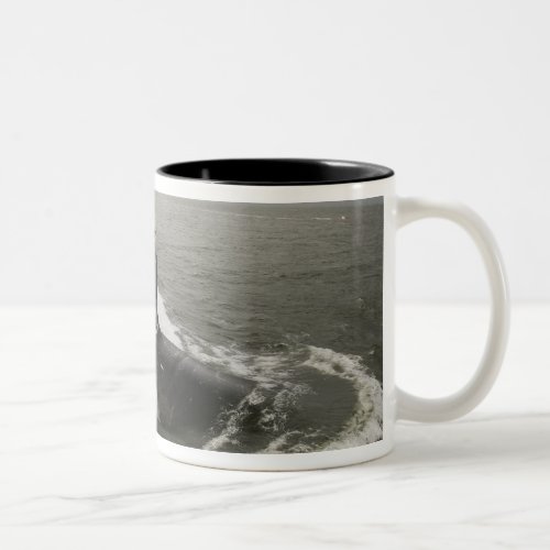 Virginia_class attack submarine Two_Tone coffee mug