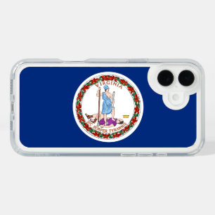 Virginia Commonwealth / State flag iPhone 16 Plus Case