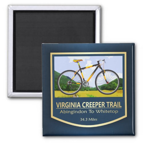 Virginia Creeper Trail bike2 Magnet