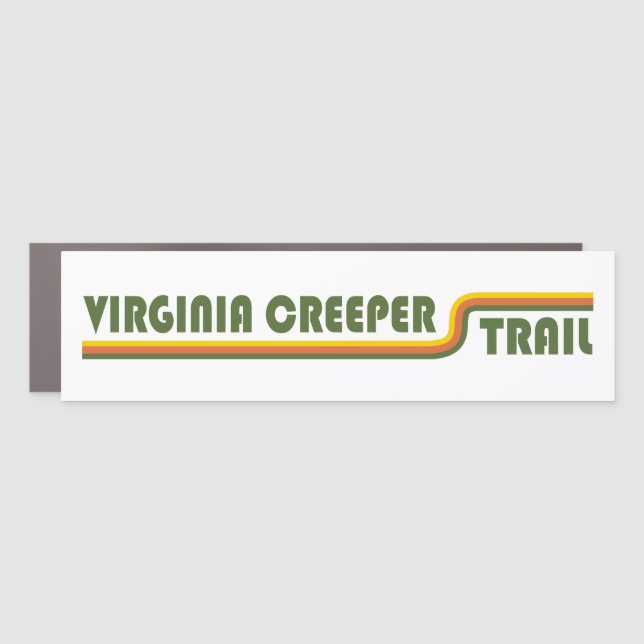 Virginia Creeper Trail Car Magnet (Front)