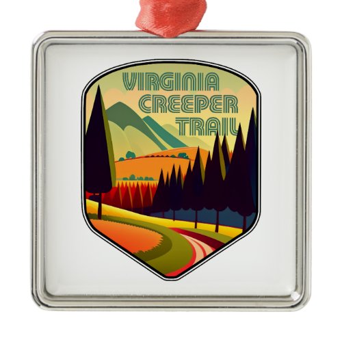 Virginia Creeper Trail Colors Metal Ornament