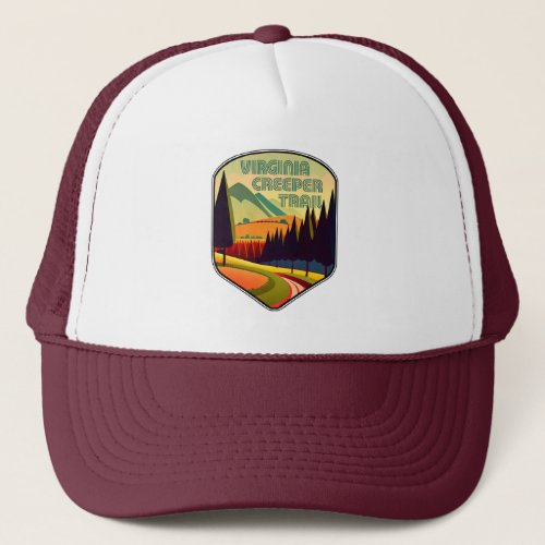 Virginia Creeper Trail Colors Trucker Hat