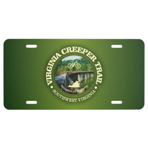 Virginia Creeper Trail Cycling C License Plate