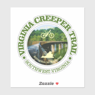 Virginia Creeper Trail (Cycling C)) Sticker