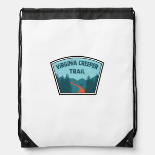 Virginia Creeper Trail Drawstring Bag